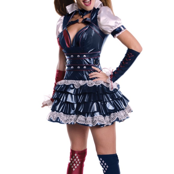 Stylish Navy and Red Women's Costume - Picture 1 of 7